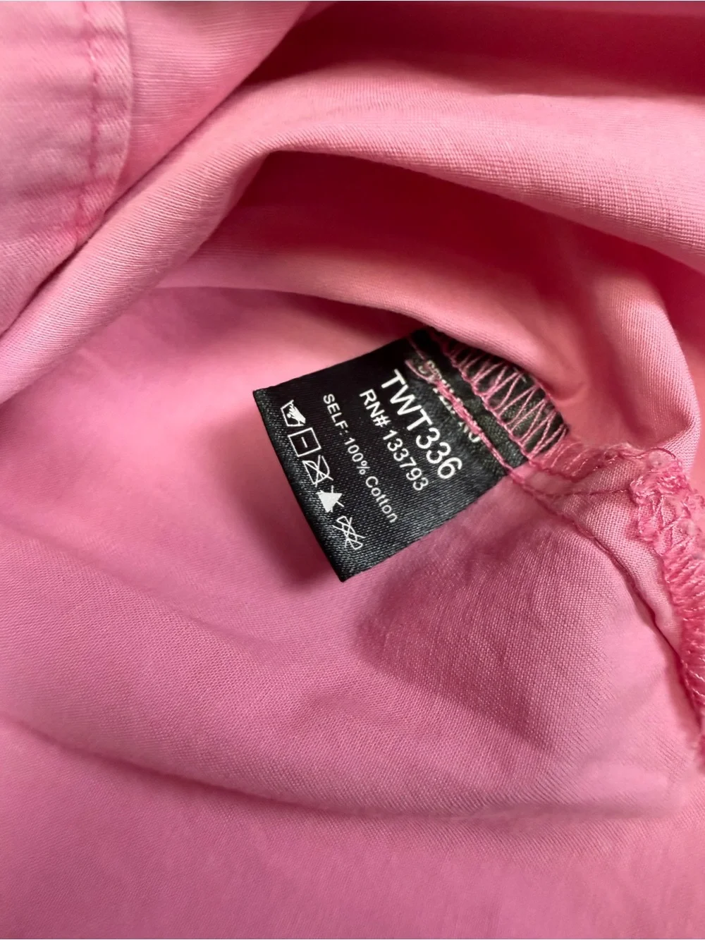 POL Pink Classic Oversized Joss Shirt - Lux Quality size Medium
